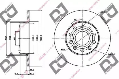 Тормозной диск DJ PARTS купить